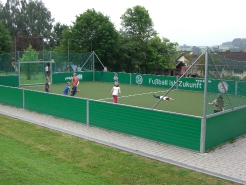 Beliebtes Fußballfeld 